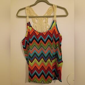 Shui Si Qing Women's Colorful  Camisole Sz L‎ NWT